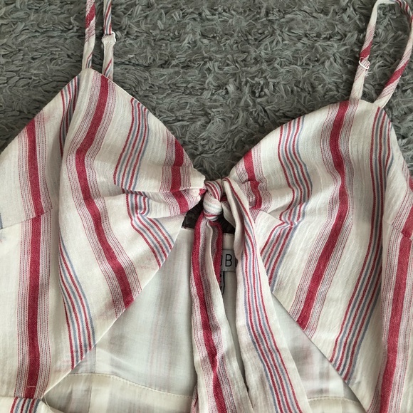 TOBI Americana Stripe Red Multi Dress (S) - Picture 7 of 8